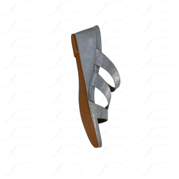 Mules Compensées en Simili Cuir